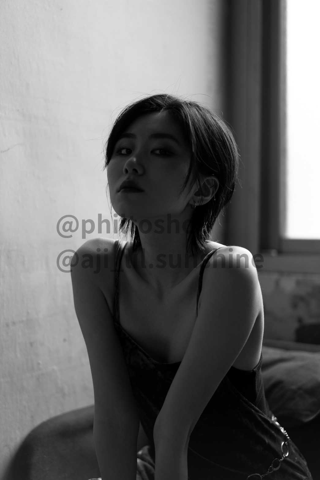 Philtoshp人像攝影作品-專注品嘗自己的身體起伏以尋得寧靜